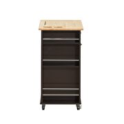 Natural & wenge kitchen cart by Acme additional picture 6
