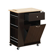 Natural & wenge kitchen cart by Acme additional picture 7