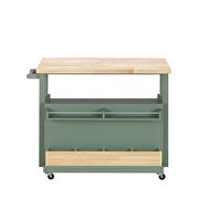 Natural & green kitchen cart by Acme additional picture 6
