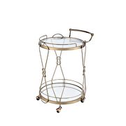 Champagne serving cart by Acme additional picture 2