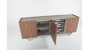 Walnut / contemporary buffet / display unit by At Home USA additional picture 3