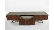 Modern tv-console in wenge/walnut brown by At Home USA additional picture 3