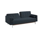 Gray fabric tufted back sofa bed by At Home USA additional picture 3