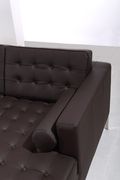 Le Corbusier design brown leather sectional sofa by At Home USA additional picture 4