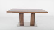 Wood walnut contemporary extension table by At Home USA additional picture 2