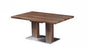 Wood walnut contemporary extension table by At Home USA additional picture 3
