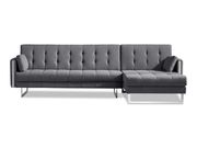 Contemporary fabric sectional that opens to a bed by At Home USA additional picture 3