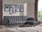 Contemporary fabric sectional that opens to a bed by At Home USA additional picture 4