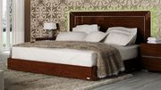 Italy made high-gloss lacquered walnut bed by At Home USA additional picture 2