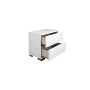 Italy made high-gloss lacquered nightstand by At Home USA additional picture 5