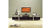 Contemporary wenge tv-unit w/ glass top by At Home USA additional picture 2