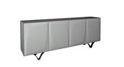 White ultra-contemporary server/display unit by At Home USA additional picture 2