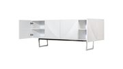 Modern white matte finish display / console by At Home USA additional picture 3