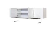 Modern white matte finish display / console by At Home USA additional picture 4