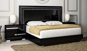 Modern black high-gloss platform bed by At Home USA additional picture 2