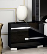 Modern black high-gloss platform bed by At Home USA additional picture 3