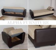 Microfiber living room set by Alpha additional picture 2