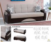 Casual storage / sleeper two-toned sofa bed by Alpha additional picture 2