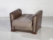 Gray-brown casual chair w/ bed and storage by Istikbal additional picture 2