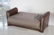 Gray-brown casual loveseat w/ bed and storage by Istikbal additional picture 3