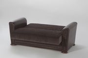 Dark brown casual sofa w/ bed and storage by Istikbal additional picture 7