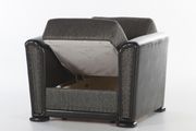 Gray fabric casual chair w/ bed and storage by Istikbal additional picture 2