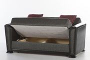 Gray fabric casual loveseat w/ bed and storage by Istikbal additional picture 2