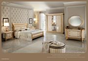 Classic style glossy Italian king size  bedroom set by Arredoclassic Italy additional picture 4