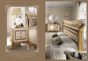 Classic style glossy Italian king size  bedroom set by Arredoclassic Italy additional picture 5