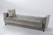 Microfiber storage/sleeper sofa in light brown by Istikbal additional picture 13