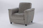 Microfiber storage/sleeper sofa in light brown by Istikbal additional picture 8