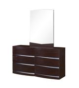 Dark wenge high gloss finish dresser by Global additional picture 2