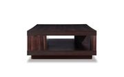Smoky wood finish low-profile coffee table by Beverly Hills additional picture 3