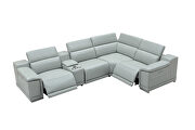 Modern power recliner 6 pcs sectional sofa by Beverly Hills additional picture 3