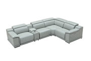 Modern power recliner 6 pcs sectional sofa by Beverly Hills additional picture 6