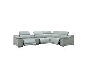 Modern power recliner 6 pcs sectional sofa by Beverly Hills additional picture 7