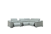 Modern power recliner 6 pcs sectional couch by Beverly Hills additional picture 7