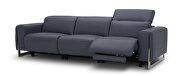 Oversized power recliner 3pcs sofa in full leather by Beverly Hills additional picture 2