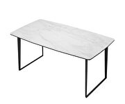 Carrera marble top dining table by Beverly Hills additional picture 4