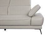 Full taupe leather sectional sofa additional photo 3 of 3