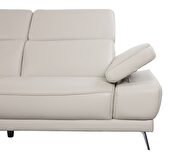 Full taupe leather sectional sofa additional photo 3 of 2