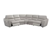 5pcs full leather sectional w/ electric recliners by Beverly Hills additional picture 6