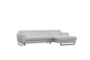 Motion headrests white leather sectional sofa additional photo 4 of 3