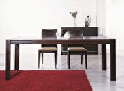 Extendable solid wenge hardwood dining table by Beverly Hills additional picture 9