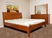 Urban style teak wood European designer bed by Beverly Hills additional picture 2