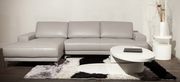 White gloss oval modern coffee table by Beverly Hills additional picture 3