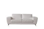 White ultra-contemporary sofa w/ metal legs by Beverly Hills additional picture 10