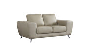 Taupe ultra-contemporary sofa w/ metal legs by Beverly Hills additional picture 3
