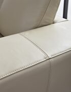 Taupe ultra-contemporary sofa w/ metal legs by Beverly Hills additional picture 6