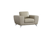 Taupe ultra-contemporary sofa w/ metal legs by Beverly Hills additional picture 10